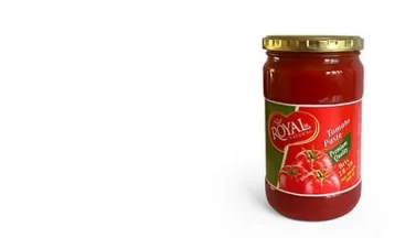 Royal Tomato Paste in Jar Packaging