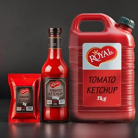 Royal Tomato Ketchup Premium Packaging