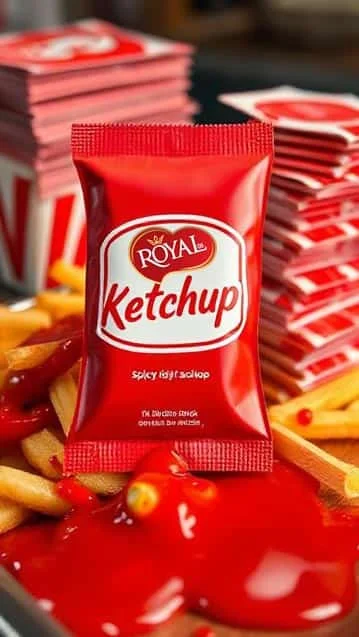Royal First-Class Ketchup Sachet