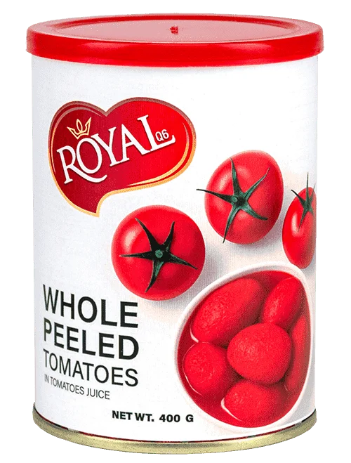 Premium 400G Canned Whole Peeled Tomatoes