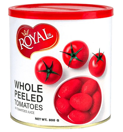 Iranian 800G Canned Whole Peeled Tomatoes by Royal