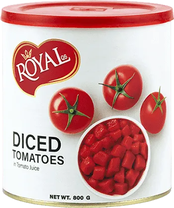 Royal Canned Pure 800g Diced Tomatoes