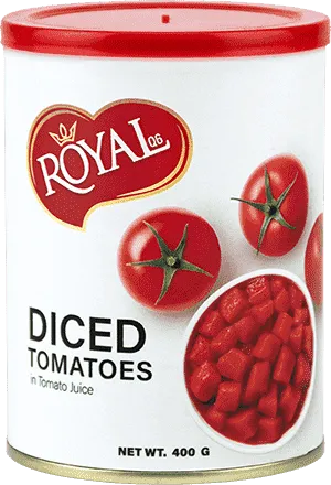Royal Pure 400g Diced Tomatoes Manufacturer